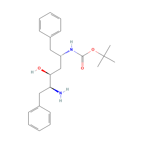 144163-85-9 [(1S,3S,4S)-4-Amino-3-hydroxy-5-phenyl-1-(phenylmethyl)pentyl]-carbamic acid 1,1-dimethylethyl ester chemical structure