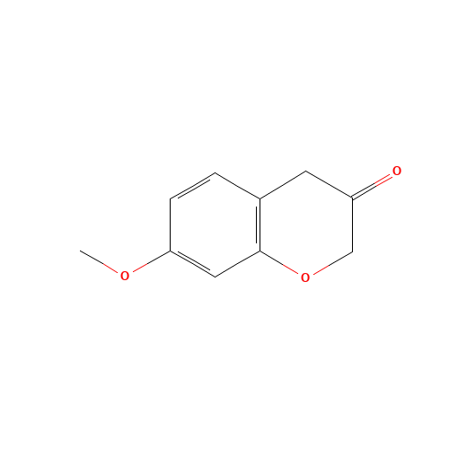 76322-24-2 7-methoxy-3,4-dihydro-2H-1-benzopyran-3-one chemical structure