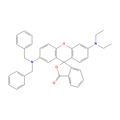 34372-72-0 2'-(Dibenzylamino)-6'-(diethylamino)fluoran chemical structure