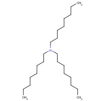 1116-76-3 Tri-n-octylamine chemical structure