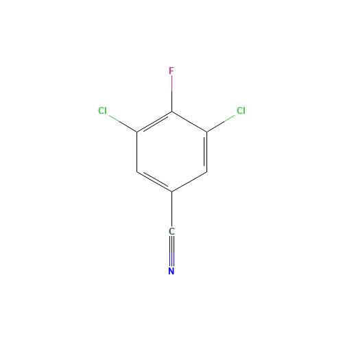 103879-31-8 3,5-DICHLORO-4-FLUOROBENZONITRILE chemical structure
