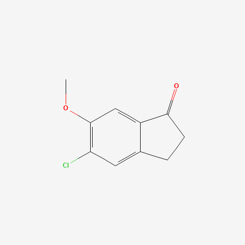 344305-70-0 5-CHLORO-6-METHOXY-1-INDANONE chemical structure
