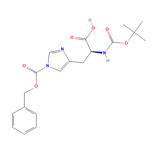 50305-43-6 BOC-HIS(Z)-OH chemical structure