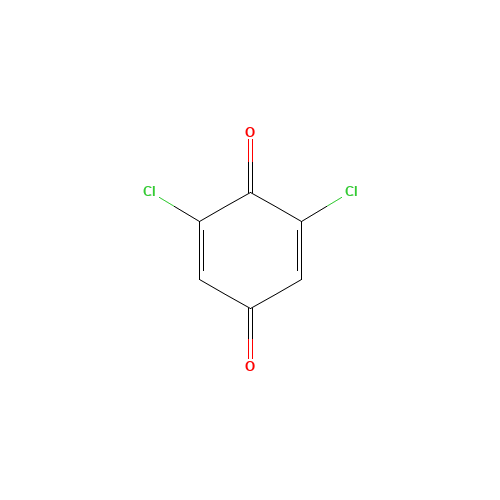 697-91-6 2,6-DICHLORO-1,4-BENZOQUINONE chemical structure