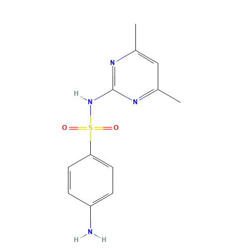 57-68-1 Sulfamethazine chemical structure