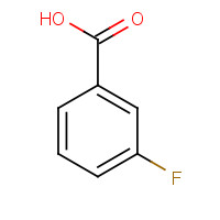 455-38-9 3-Fluorobenzoic acid chemical structure