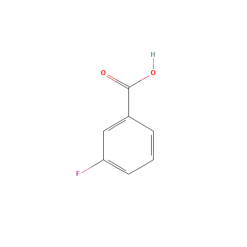 455-38-9 3-Fluorobenzoic acid chemical structure