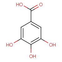 5995-86-8 Gallic acid monohydrate chemical structure