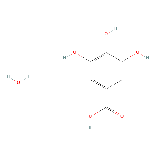 5995-86-8 Gallic acid monohydrate chemical structure