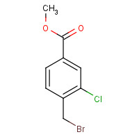 74733-30-5 METHYL 4-(BROMOMETHYL)-3-CHLOROBENZOATE chemical structure