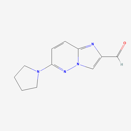 1184920-25-9 6-(pyrrolidin-1-yl)imidazo[1,2-b]pyridazine-2-carbaldehyde chemical structure