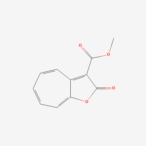 50603-71-9 3-(METHOXYCARBONYL)-2H-CYCLOHEPTA[B]FURAN-2-ONE chemical structure
