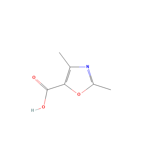 2510-37-4 2,4-dimethyl-1,3-oxazole-5-carboxylic acid chemical structure