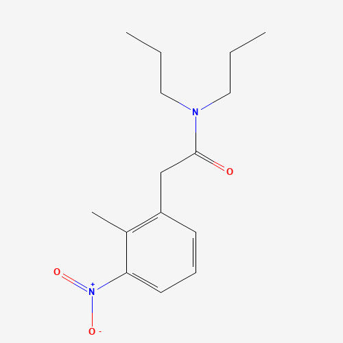 91374-22-0 2-Methyl-3-nitro-N,N-dipropylphenylacetamide chemical structure