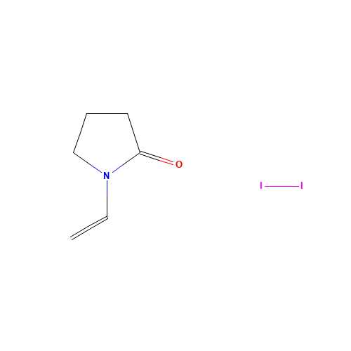 25655-41-8 Povidone iodine chemical structure