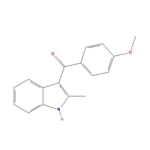 26211-90-5 (4-METHOXY-PHENYL)-(2-METHYL-1H-INDOL-3-YL)-METHANONE chemical structure