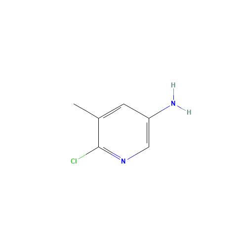 38186-82-2 5-AMINO-2-CHLORO-3-PICOLINE chemical structure