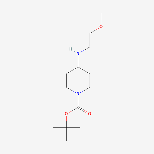 710972-40-0 4-(2-METHOXYETHYLAMINO)PIPERIDINE-1-CARBOXYLIC ACID TERT-BUTYL ESTER chemical structure