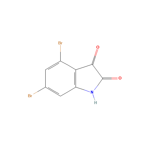 187326-67-6 4,6-DIBROMO ISATIN chemical structure