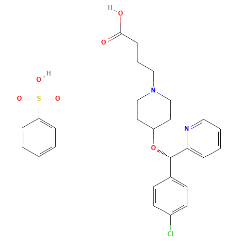 190786-44-8 BEPOTASTINE BESILATE chemical structure
