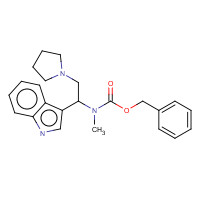 886363-10-6 1-PYRROLIDIN-2-(N-CBZ-N-METHYL)AMINO-2-(3'-INDOLE)ETHANE chemical structure