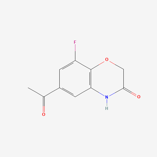 943994-30-7 6-acetyl-8-fluoro-2H-benzo[b][1,4]oxazin-3(4H)-one chemical structure