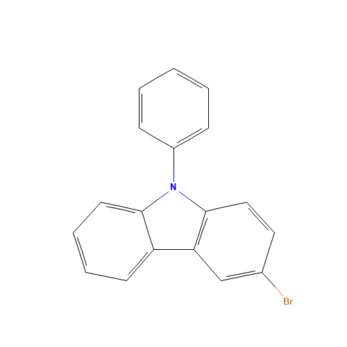 1153-85-1 3-Bromo-9-phenylcarbazole chemical structure