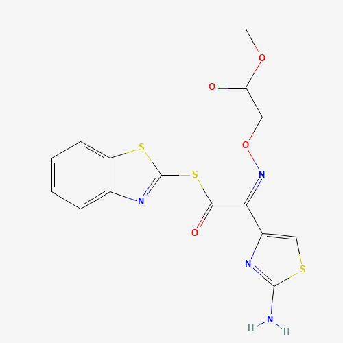 246035-38-1 (S)-2-Benzothiazolyl (Z)-2-(2-aminothiazole-4-yl)-2-methoxycarbonylmethoxyiminothioacetate chemical structure