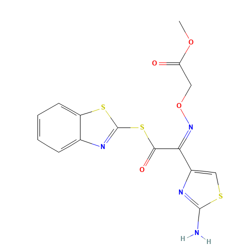 246035-38-1 (S)-2-Benzothiazolyl (Z)-2-(2-aminothiazole-4-yl)-2-methoxycarbonylmethoxyiminothioacetate chemical structure