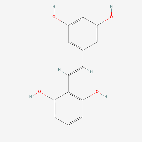 86361-55-9 2-[(1E)-2-(3,5-Dihydroxyphenyl)ethenyl]-1,3-benzenediol chemical structure