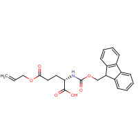 133464-46-7 FMOC-GLU(OALL)-OH chemical structure