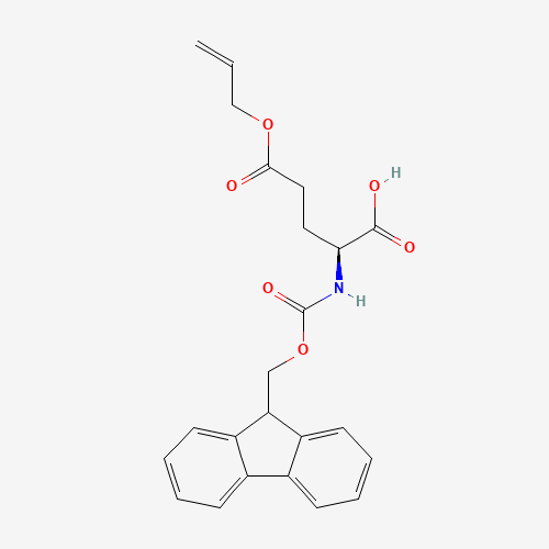 133464-46-7 FMOC-GLU(OALL)-OH chemical structure