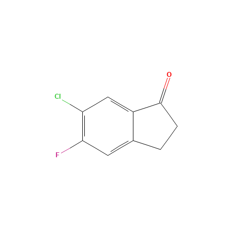 881189-75-9 6-chloro-5-fluoro-2,3-dihydro-1H-inden-1-one chemical structure