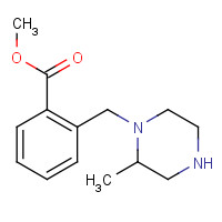 1131622-64-4 methyl 2-((2-methylpiperazin-1-yl)methyl)benzoate chemical structure