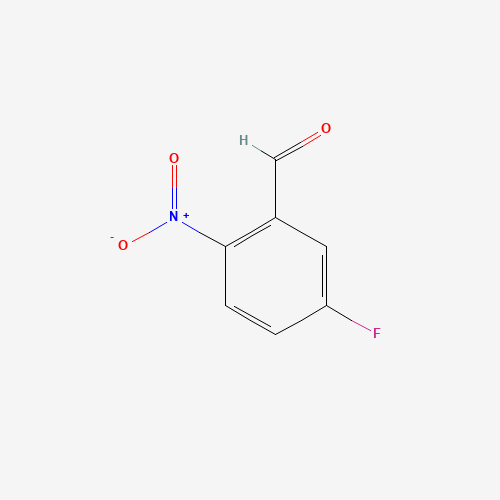 395-81-3 5-Fluoro-2-nitrobenzadehyde chemical structure