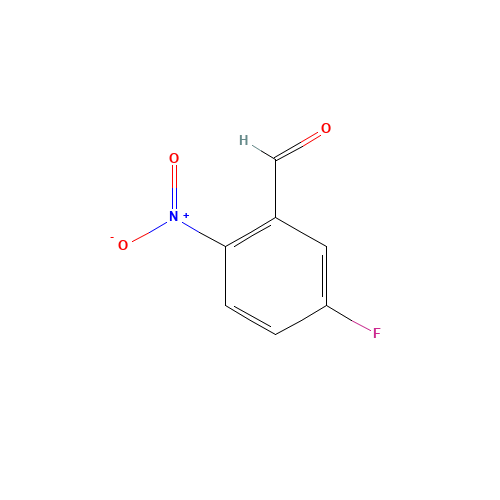 395-81-3 5-Fluoro-2-nitrobenzadehyde chemical structure