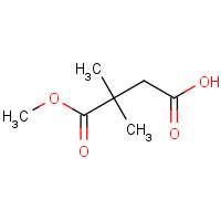 54043-71-9 4-methyl ester 2,2-dimethyl-Butanedioic acid chemical structure