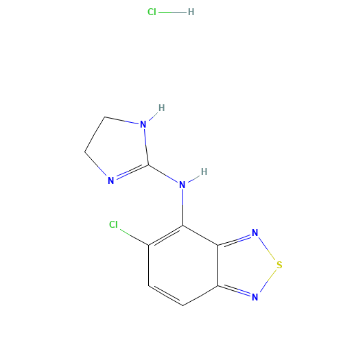 64461-82-1 Tizanidine hydrochloride chemical structure