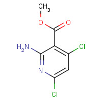 1044872-40-3 2-Amino-4,6-dichloro-nicotinicacidmethylester chemical structure