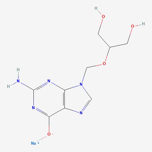 107910-75-8 Ganciclovir sodium chemical structure