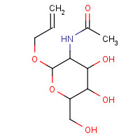 54400-77-0 ALLYL 2-ACETAMIDO-2-DEOXY-BETA-D-GLUCOPYRANOSIDE chemical structure