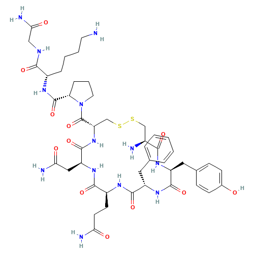 50-57-7 Lypressin chemical structure