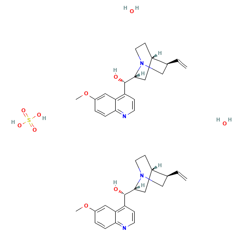 6591-63-5 Quinidine sulfate dihydrate chemical structure