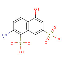 6535-70-2 3-AMINONAPHTHALENE-8-HYDROXY-4,6-DISULFONIC ACID chemical structure