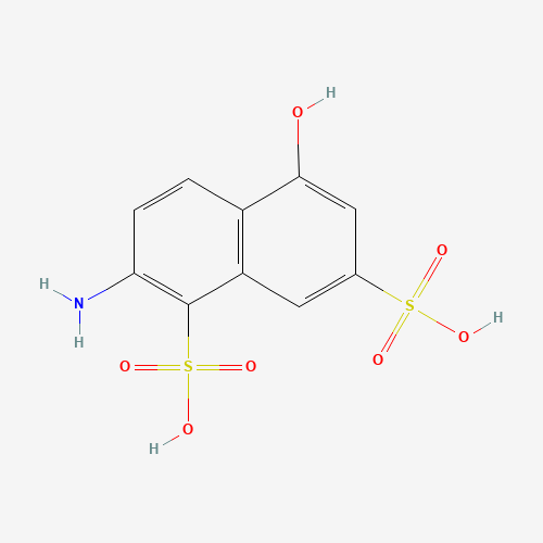 6535-70-2 3-AMINONAPHTHALENE-8-HYDROXY-4,6-DISULFONIC ACID chemical structure