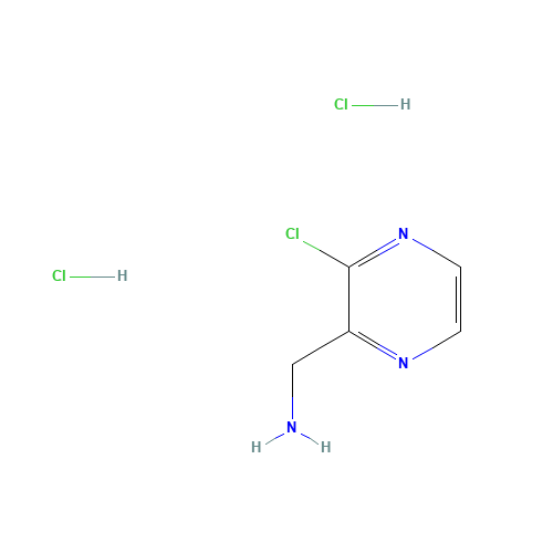 867165-53-5 (3-chloropyrazin-2-yl)methanamine hydrochloride chemical structure