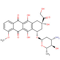 56390-09-1 Epirubicin hydrochloride chemical structure