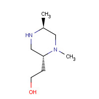 1046788-22-0 2-((2R,5S)-1,5-dimethylpiperazin-2-yl)ethanol chemical structure