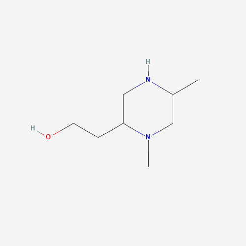 1046788-22-0 2-((2R,5S)-1,5-dimethylpiperazin-2-yl)ethanol chemical structure