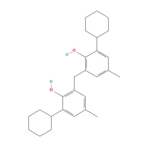 4066-02-8 2,2'-Methylenebis(6-cyclohexyl-4-methyl)phenol chemical structure